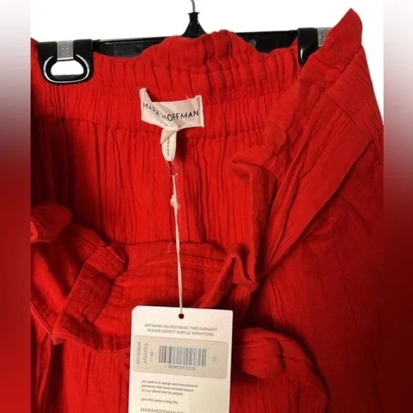 Mara Hoffman Swim, wide leg organic cotton gauze, resort wear - Picture 3 of 11